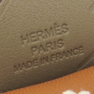 エルメス HERMES ロデオPM ペガサス ゴールド×クレ×エトゥープ アニョーミロ バッグチャーム 茶 オフホワイト グレージュ