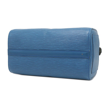 ルイヴィトン LOUIS VUITTON スピーディ25 M43015 トレドブルー エピレザー ハンドバッグ ゴールド金具 青 ボストンバッグ 鍵・パドロック欠品