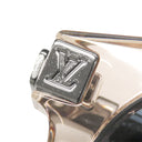 ルイヴィトン LOUIS VUITTON LVライズ ラウンド 53□22 Z1972E クリアピンク アセテート メタル サングラス シルバー金具 LVシグネチャー ブラックレンズ