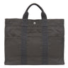 エルメス HERMES エールライントート MM グレー キャンバス トートバッグ シルバー金具 鍵 カデナ欠品