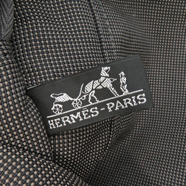 エルメス HERMES エールライントート MM グレー キャンバス トートバッグ シルバー金具 鍵 カデナ欠品