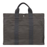エルメス HERMES エールライントート MM グレー キャンバス トートバッグ シルバー金具 鍵欠品 カデナ取り外し不可