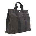 エルメス HERMES エールライントート MM グレー キャンバス トートバッグ シルバー金具 鍵欠品 カデナ取り外し不可