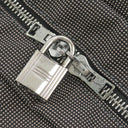 エルメス HERMES エールライントート MM グレー キャンバス トートバッグ シルバー金具 鍵欠品 カデナ取り外し不可