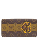 ルイヴィトン LOUIS VUITTON ポルトフォイユ ブラザ M81008 モノグラムストライプ モノグラムキャンバス 長財布 ゴールド金具 NIGO ヴァージルアブロー