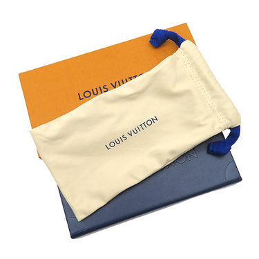 ルイヴィトン LOUIS VUITTON LV クラッシュ スクエア 54□19 Z2125E ブラック アセテート サングラス ゴールド金具