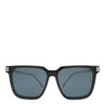 ルイヴィトン LOUIS VUITTON LVライズ スクエア 56□15 Z1667E ブラック アセテート メタル サングラス シルバー金具 LVシグネチャー