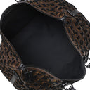 ルイヴィトン LOUIS VUITTON キーポル トリアングル 50 M45046 モノグラム×ブラック モノグラムキャンバス エンブロイダリー ボストンバッグ ブラック金具 ネームタグ欠品