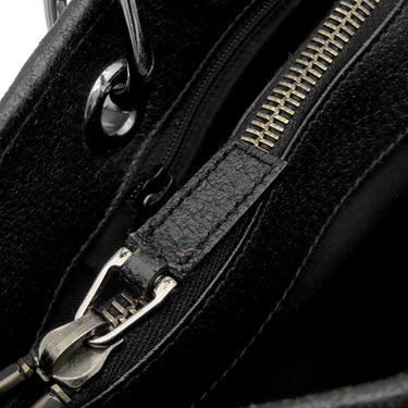 グッチ GUCCI GGキャンバス トート 120837 ブラック GGキャンバス トートバッグ シルバー金具 黒 ショルダー 肩掛け