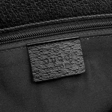 グッチ GUCCI GGキャンバス トート 120837 ブラック GGキャンバス トートバッグ シルバー金具 黒 ショルダー 肩掛け