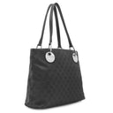 グッチ GUCCI GGキャンバス トート 120837 ブラック GGキャンバス トートバッグ シルバー金具 黒 ショルダー 肩掛け