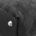 グッチ GUCCI GGキャンバス トート 120837 ブラック GGキャンバス トートバッグ シルバー金具 黒 ショルダー 肩掛け