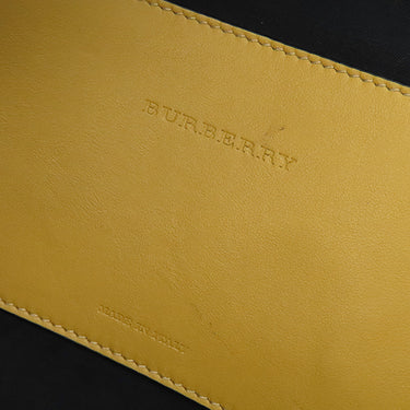 バーバリー BURBERRY グラフィティプリント ヴィンテージチェック 4074214 ベージュ×イエロー ナイロン レザー ウエストバッグ マットシルバー金具 ボディバッグ