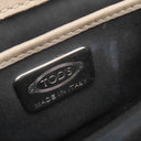 トッズ TODS ダブルT ピンク×ブラック レザー ラインストーン ショルダーバッグ シルバー金具 ショルダー メタルパーツ 星 月
