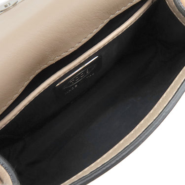 トッズ TODS ダブルT ピンク×ブラック レザー ラインストーン ショルダーバッグ シルバー金具 ショルダー メタルパーツ 星 月