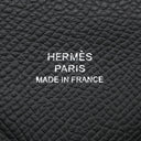 エルメス HERMES カルヴィ ブラック ヴォーエプソン カードケース シルバー金具 黒 小銭入れ フラグメントケース 2024年製