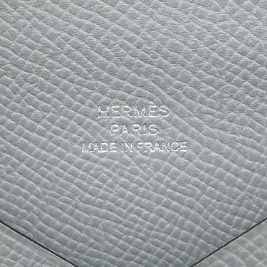 エルメス HERMES カルヴィ グリパンタン ヴォーエプソン カードケース シルバー金具 新品 未使用 二つ折り 2026年製