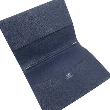 エルメス HERMES アジェンダ GM H028179CA7U ネイビー シェーブル シェブルミゾル 手帳カバー シルバー金具 新品 未使用 紺 2025年製