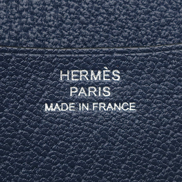 エルメス HERMES アジェンダ GM H028179CA7U ネイビー シェーブル シェブルミゾル 手帳カバー シルバー金具 新品 未使用 紺 2025年製