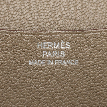 エルメス HERMES アジェンダ GM エトゥープ シェーブル シェブルミゾル 手帳カバー シルバー金具 新品 未使用 グレージュ 2026年製