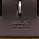 エルメス HERMES エールバッグジップPM 31 エベンヌ×パイユ キャンバス トワルミリタリー ヴァッシュハンター 2WAYバッグ シルバー金具 トワルH 2024年製