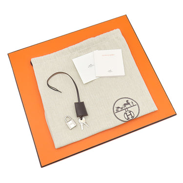 エルメス HERMES エールバッグジップPM 31 エベンヌ×パイユ キャンバス トワルミリタリー ヴァッシュハンター 2WAYバッグ シルバー金具 トワルH 2024年製