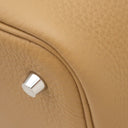 エルメス HERMES ピコタンロック MM 22 ビスキュイ トリヨンクレマンス ハンドバッグ シルバー金具 新品 未使用 茶 2025年製
