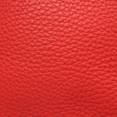エルメス HERMES ピコタンロック 18 PM ルージュクー トリヨンクレマンス ハンドバッグ シルバー金具 赤