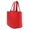 エルメス HERMES ピコタンロック 18 PM ルージュラデュー トリヨンクレマンス ハンドバッグ シルバー金具 新品 未使用 赤 2025年製