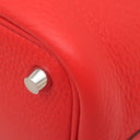 エルメス HERMES ピコタンロック 18 PM ルージュラデュー トリヨンクレマンス ハンドバッグ シルバー金具 新品 未使用 赤 2025年製