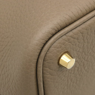 エルメス HERMES ピコタンロック PM エトゥープ トリヨンクレマンス ハンドバッグ ゴールド金具 新品 未使用 グレージュ 2026年製