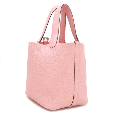 エルメス HERMES ピコタンロック 18 PM ローズサクラ トリヨンクレマンス ハンドバッグ シルバー金具 新品 未使用 ピンク 2026年製