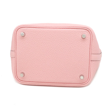 エルメス HERMES ピコタンロック 18 PM ローズサクラ トリヨンクレマンス ハンドバッグ シルバー金具 新品 未使用 ピンク 2026年製