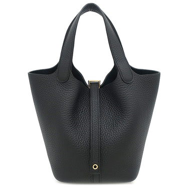 エルメス HERMES ピコタンロック 18 PM ブラック トリヨンクレマンス ハンドバッグ ゴールド金具 新品 未使用 黒 2026年製