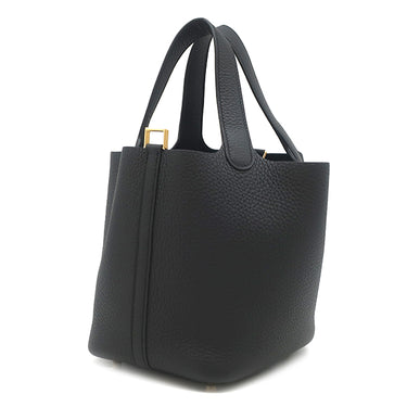 エルメス HERMES ピコタンロック 18 PM ブラック トリヨンクレマンス ハンドバッグ ゴールド金具 新品 未使用 黒 2026年製
