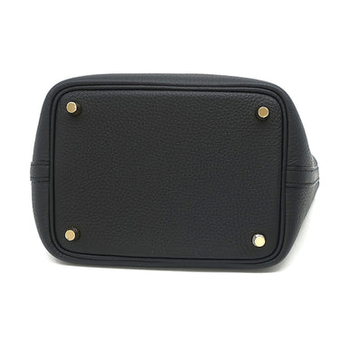 エルメス HERMES ピコタンロック 18 PM ブラック トリヨンクレマンス ハンドバッグ ゴールド金具 新品 未使用 黒 2026年製