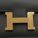 エルメス HERMES コンスタンスエラン ミロワール ブラック ヴォーエプソン ショルダーバッグ ゴールド金具 2025年製 黒