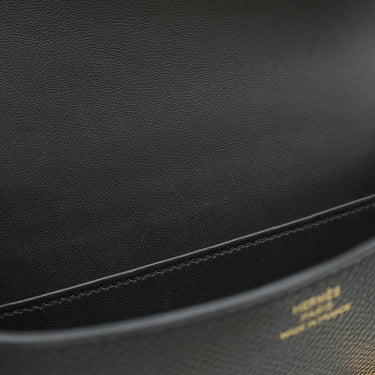 エルメス HERMES コンスタンスエラン ミロワール ブラック ヴォーエプソン ショルダーバッグ ゴールド金具 2025年製 黒