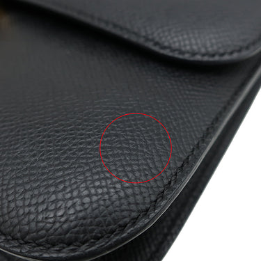 エルメス HERMES コンスタンスエラン ミロワール ブラック ヴォーエプソン ショルダーバッグ ゴールド金具 2025年製 黒