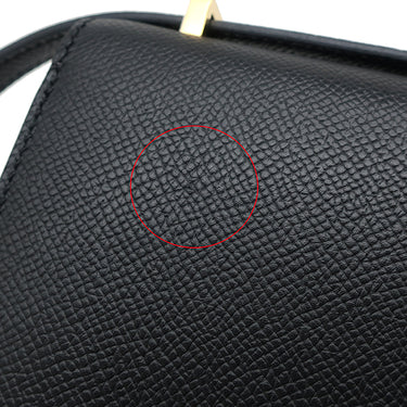 エルメス HERMES コンスタンスエラン ミロワール ブラック ヴォーエプソン ショルダーバッグ ゴールド金具 2025年製 黒
