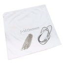 ジェイアンドエム デヴィッドソン J&M DAVIDSON リップスティック ポシェット シルバー レザー ショルダーバッグ シルバー金具 スタッズ チェーン 斜め掛け