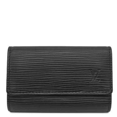 ルイヴィトン LOUIS VUITTON ミュルティクレ 6 M63812 ノワール エピレザー キーケース シルバー金具 黒 鍵入れ 6連 6本