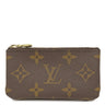 ルイヴィトン LOUIS VUITTON ポシェット クレ M62650 モノグラム モノグラムキャンバス コインケース ゴールド金具 茶 小銭入れ キーチェーン付き