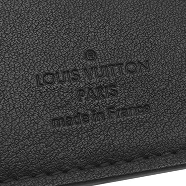 ルイヴィトン LOUIS VUITTON ポルトフォイユ ブラザ M58818 ブラック レザー 長財布 シルバー金具 黒 小銭入れ カード入れ