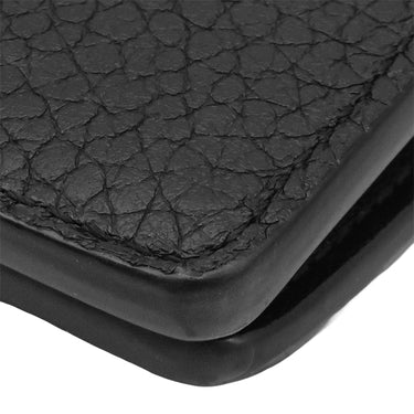 ルイヴィトン LOUIS VUITTON ポルトフォイユ ブラザ M58818 ブラック レザー 長財布 シルバー金具 黒 小銭入れ カード入れ