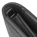 ルイヴィトン LOUIS VUITTON ポルトフォイユ ブラザ M58818 ブラック レザー 長財布 シルバー金具 黒 小銭入れ カード入れ