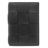 ボッテガヴェネタ BOTTEGA VENETA カセット ブラック カーフ パスポートケース 黒