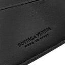 ボッテガヴェネタ BOTTEGA VENETA カセット ブラック カーフ パスポートケース 黒