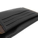 ルイヴィトン LOUIS VUITTON ポルトフォイユ ミンドロ M60411 モノグラムマカサー モノグラムマカサー 二つ折り財布 シルバー金具 茶 黒 コンパクト