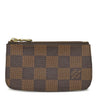 ルイヴィトン LOUIS VUITTON ポシェット クレ N62658 ダミエエベヌ ダミエキャンバス コインケース ゴールド金具 茶 小銭入れ キーチェーン付き